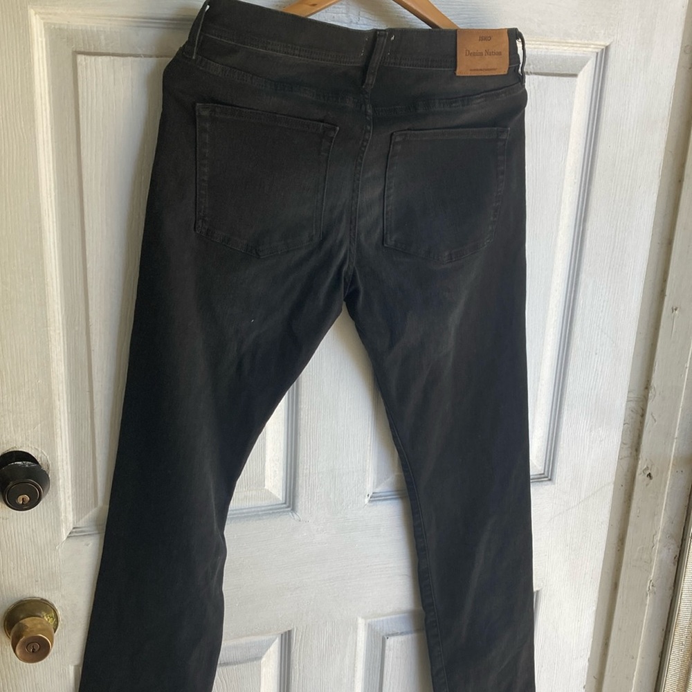 Classic Black Straight Leg Jeans - Picture 8 of 8